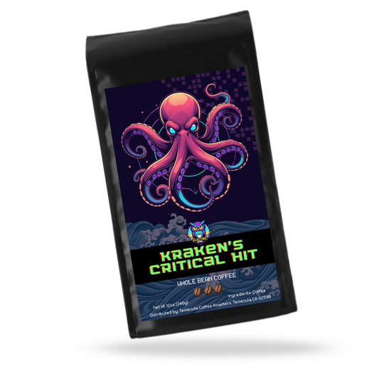 Kraken's Critcal Hit Medium Light Roast Coffee