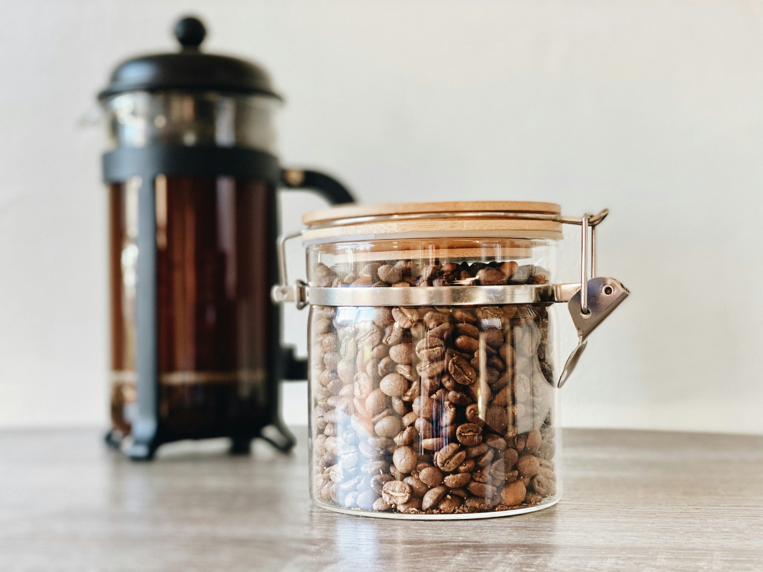 Coffee Container and French Press