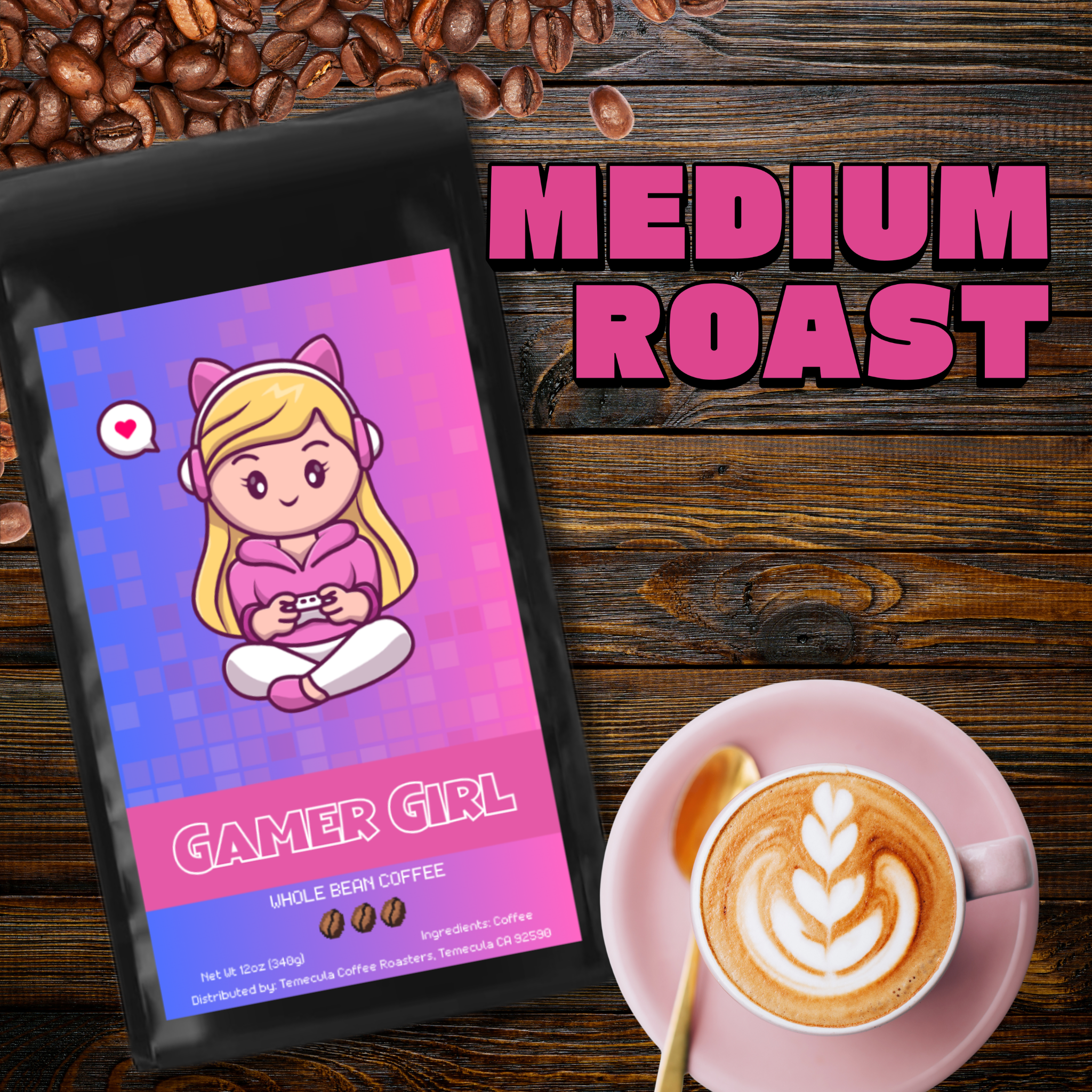 Gamer Girl Medium Roast Coffee