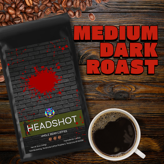 Headshot Medium Dark Roast Coffee