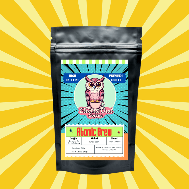 Atomic brew high caffeine coffee blend