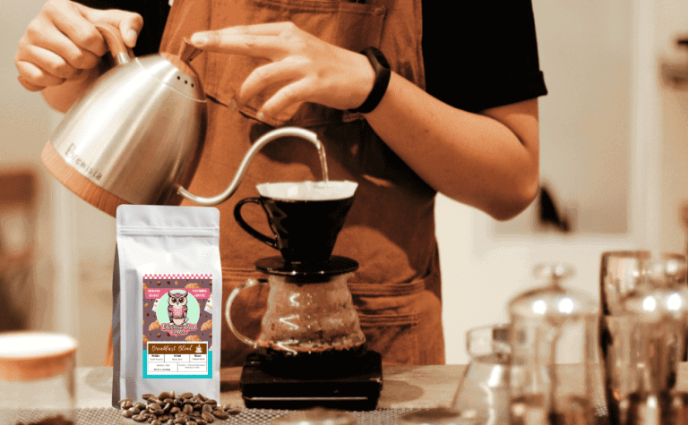 Brewing coffee