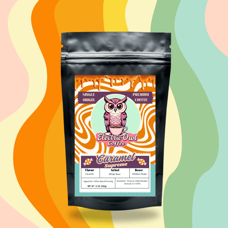 Caramel supreme flavored coffee blend