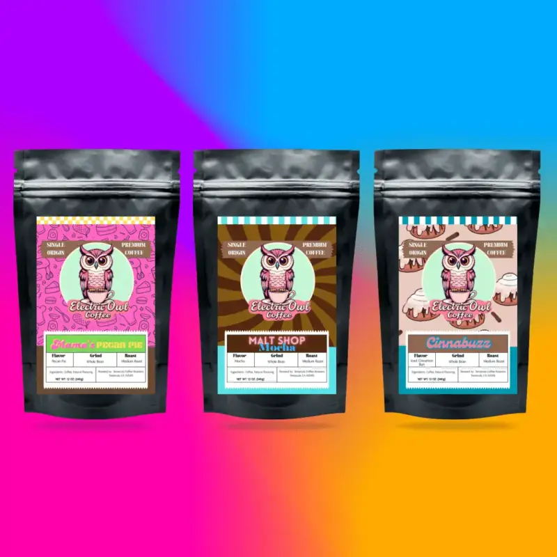 Flavored coffee subscription box
