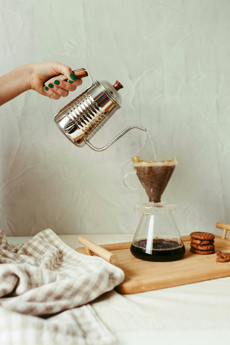 Pour Over Coffee Brewing