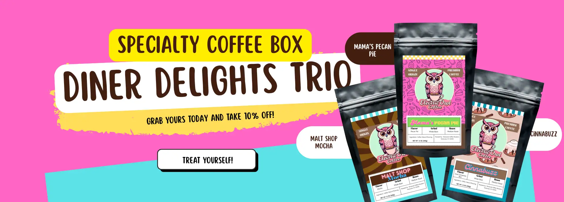 Diner Delights Trio Flavored Coffee Bundle
