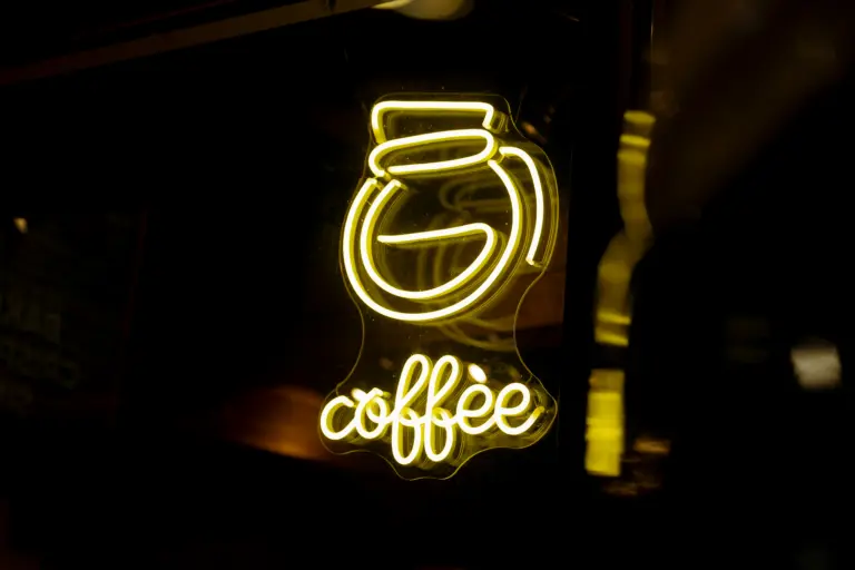 Vintage coffee sign